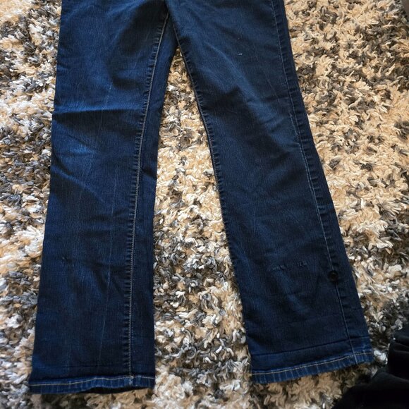 Santana Jeans Dark Wash Bootcut Denim Trousers - Size 12x30 - Picture 2 of 5